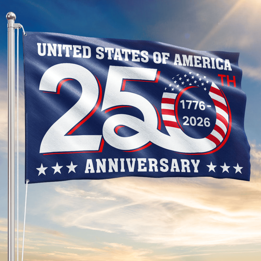 United States Of America Semiquincentennial Flag 250th Anniversary 1776 2026 Decor Gift For Dad