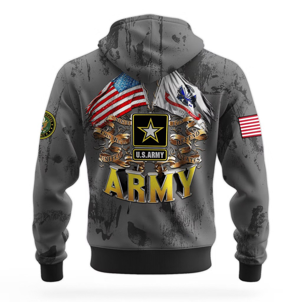 US Army This We'll Defend 250Th Anniversary Hoodie 1775 2025 Army Veteran Clothing Gifts - Image 2