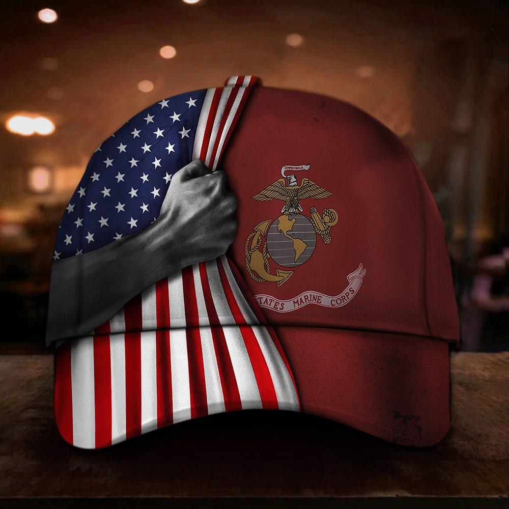 U.S Marine Corps Flag Inside American Flag Patriotic Welcome Holiday 4Th July Decor In-Outdoor - Image 18