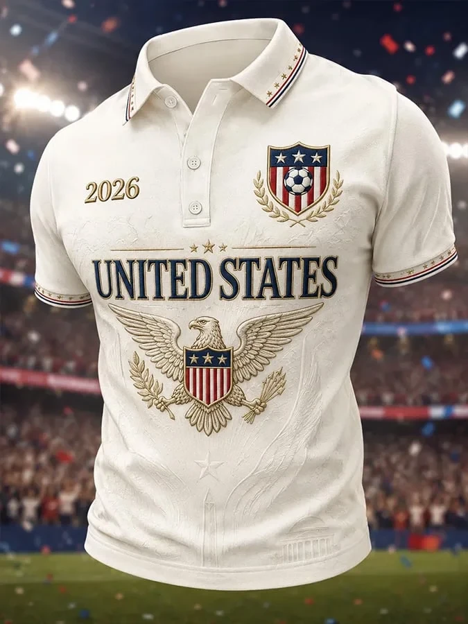 USA FIFA World Cup 2026 Polo Shirt United States World Cup Polo Shirt Best Soccer Gear - Image 2