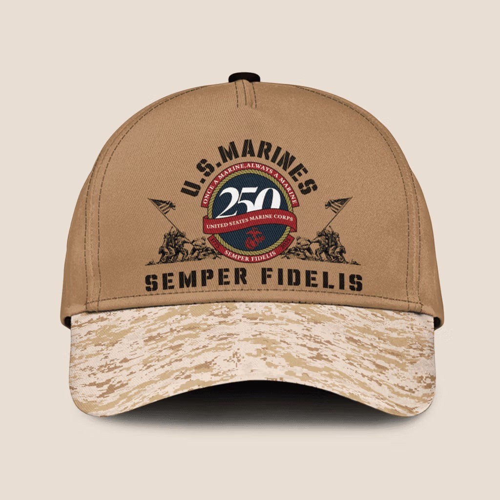 USMC Semper Fi 250Th Anniversary Camo Hat 1775 2025 Unique Gifts For Marine Corps Veterans