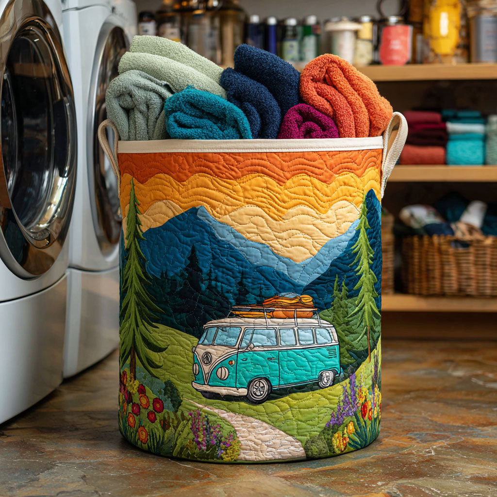 Valley Van Quilted Laundry Basket Unique Cool Laundry Basket Unique Gifts For Dad