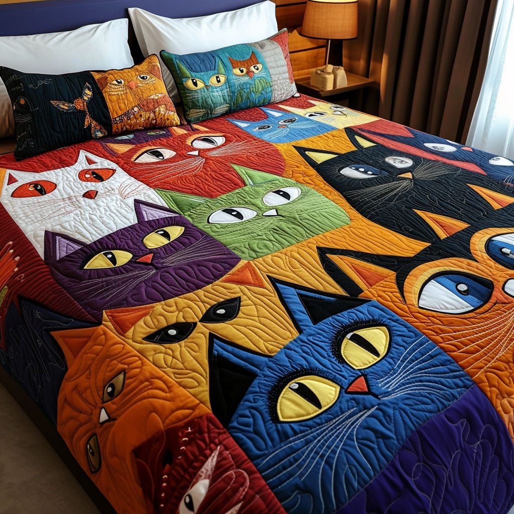 Velvet Paws Quilted Blanket Good Sheet Sets Cat Gifts Women