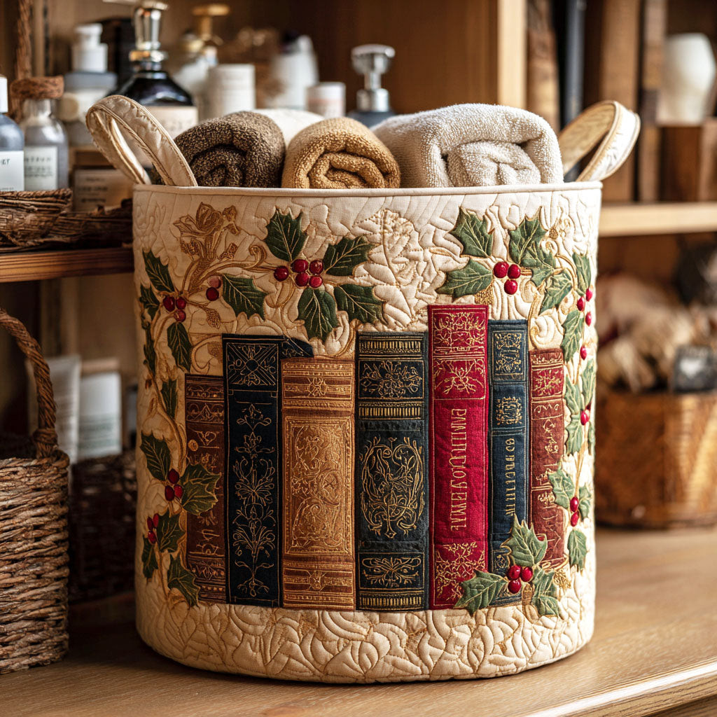 Vintage Book Quilted Laundry Basket The Laundry Basket Daughter In Law Xmas Gifts