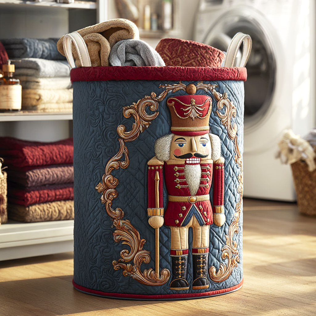 Vintage Sentinel Quilted Laundry Basket Folding Laundry Hamper Gifts For Daughter At Christmas