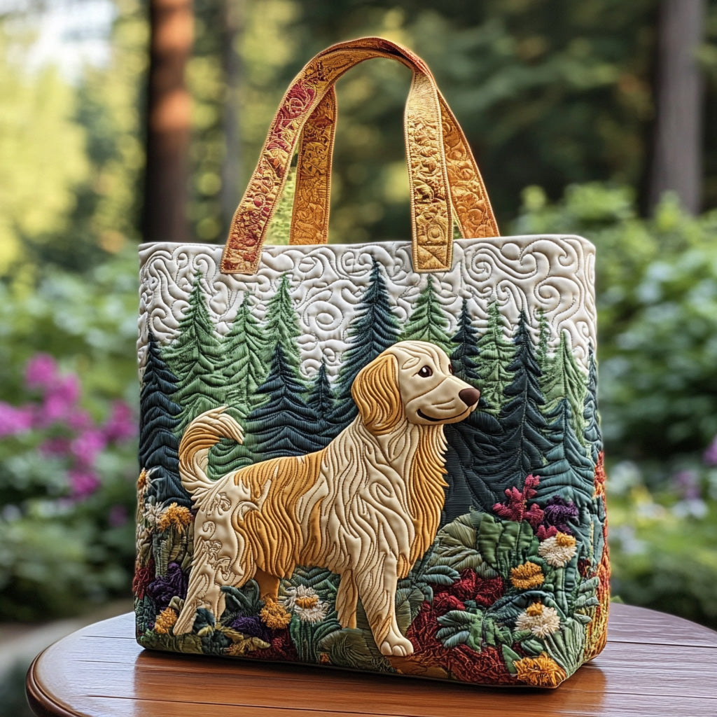 Wandering Dog Quilted Tote Bag Best Everyday Tote Bag Mother's Day Gifts