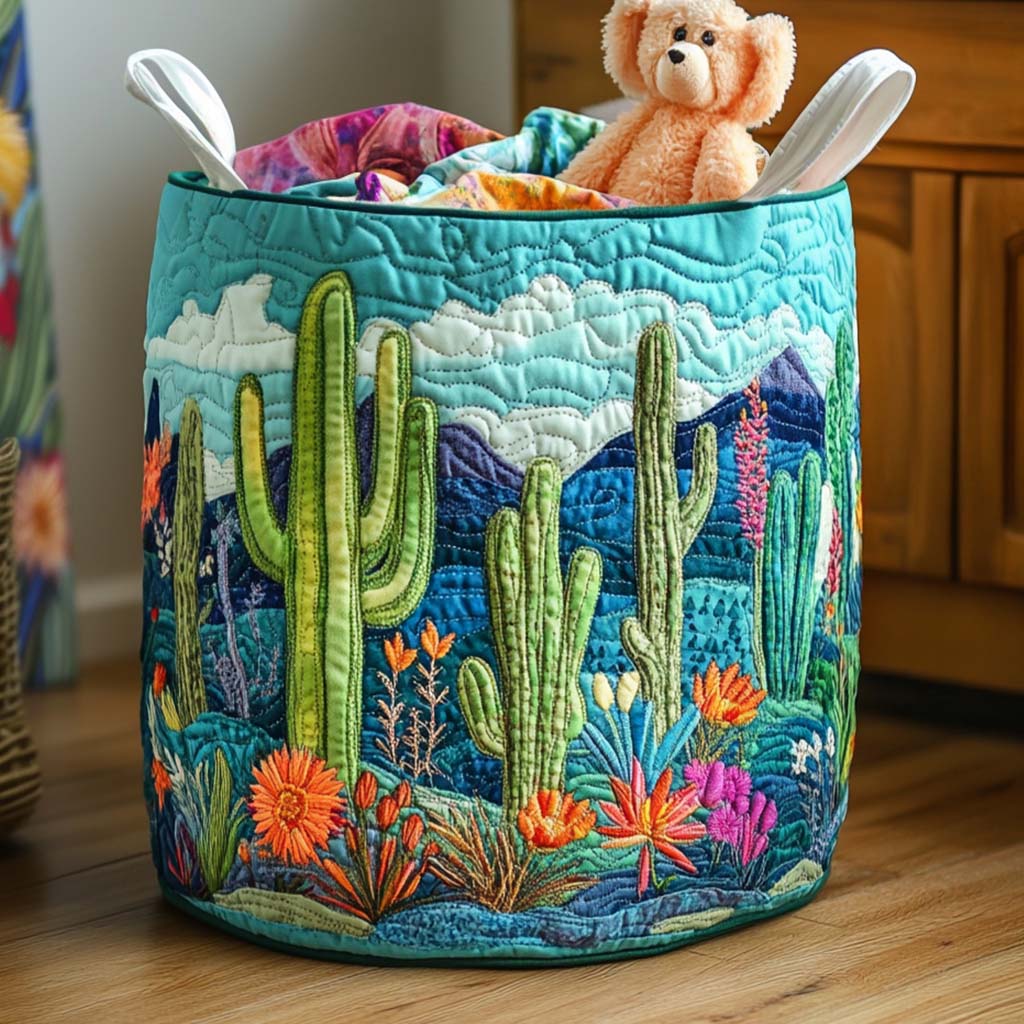 Warm Desert Quilted Laundry Basket Dirty Laundry Basket Mother's Day Gifts For Grandma