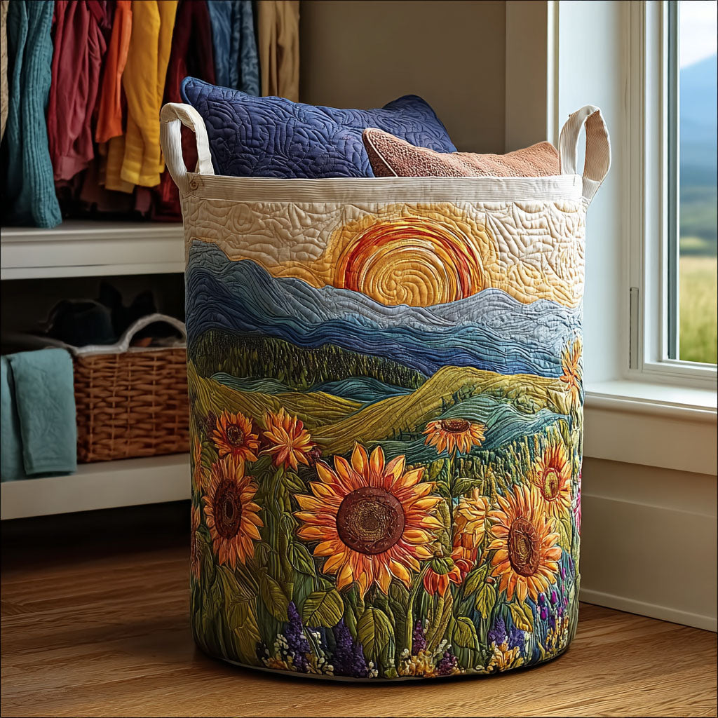 Warm Fields Quilted Laundry Basket The Laundry Basket Interesting Housewarming Gifts