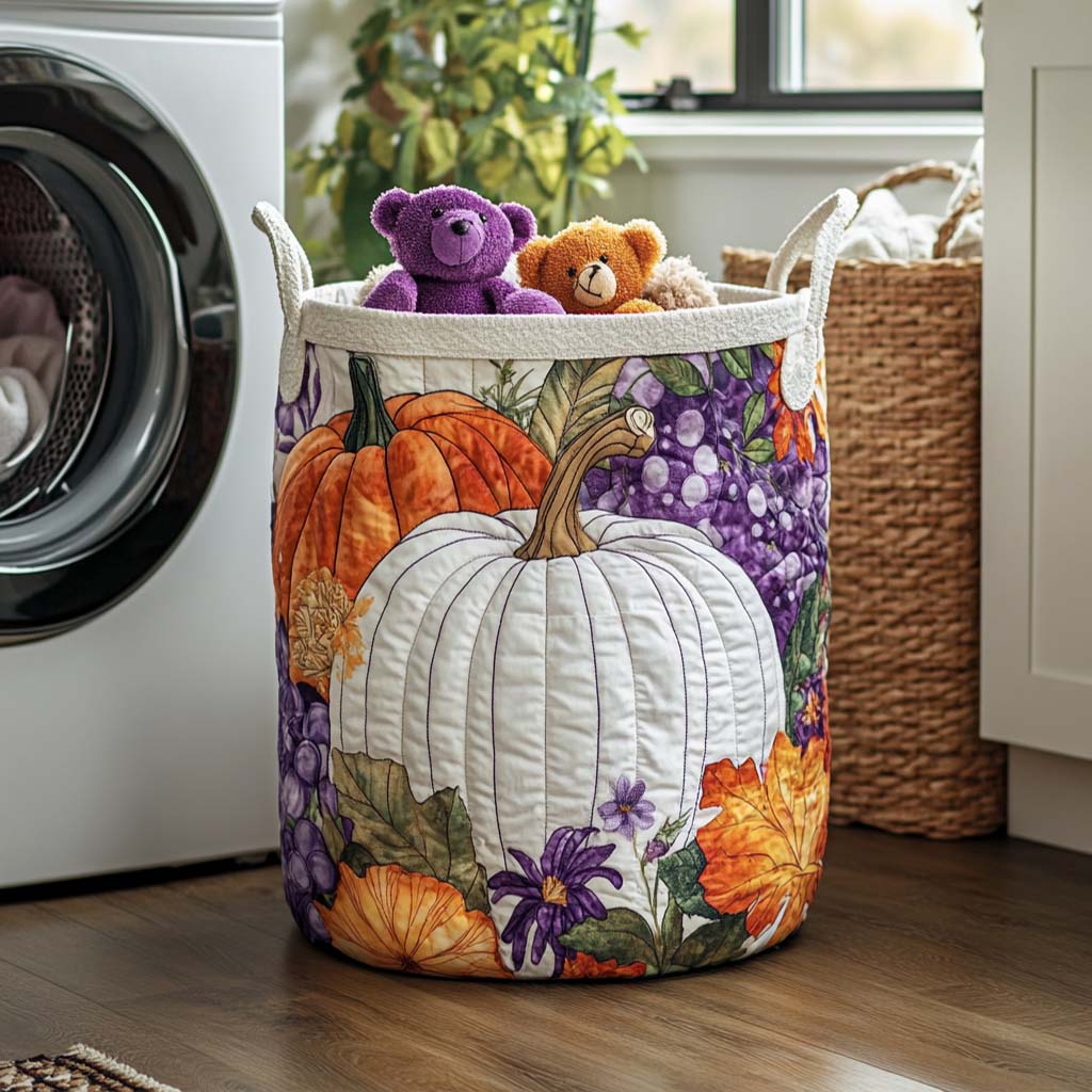 Warm Hearts Quilted Laundry Basket Unique Laundry Basket Thanksgiving Gifts For Clients