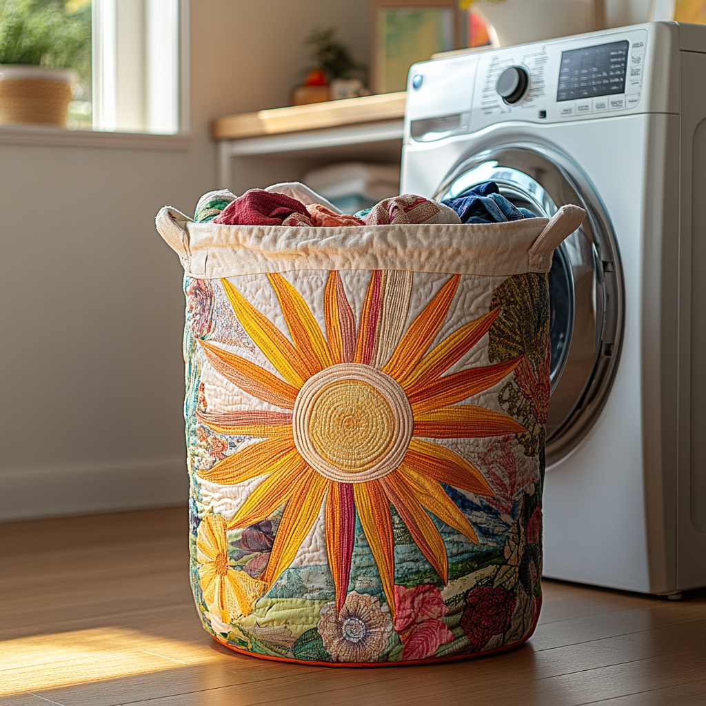 Warm Radiance Quilted Laundry Basket Foldable Hamper Great Mothers Day Ideas