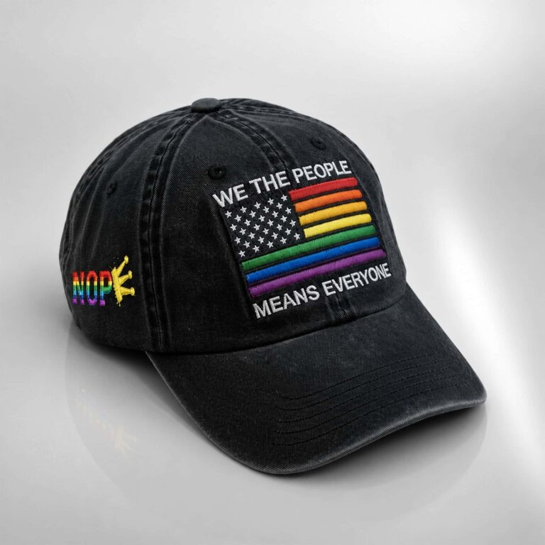 We The People Means Everyone No Kings Pride Hat Pride Merch Baseball Cap Gift For Men - Tradiviet
