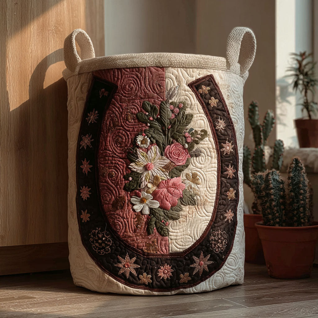 Western Heartland Quilted Laundry Basket Unique Cool Laundry Basket Cowboys Gifts For Her