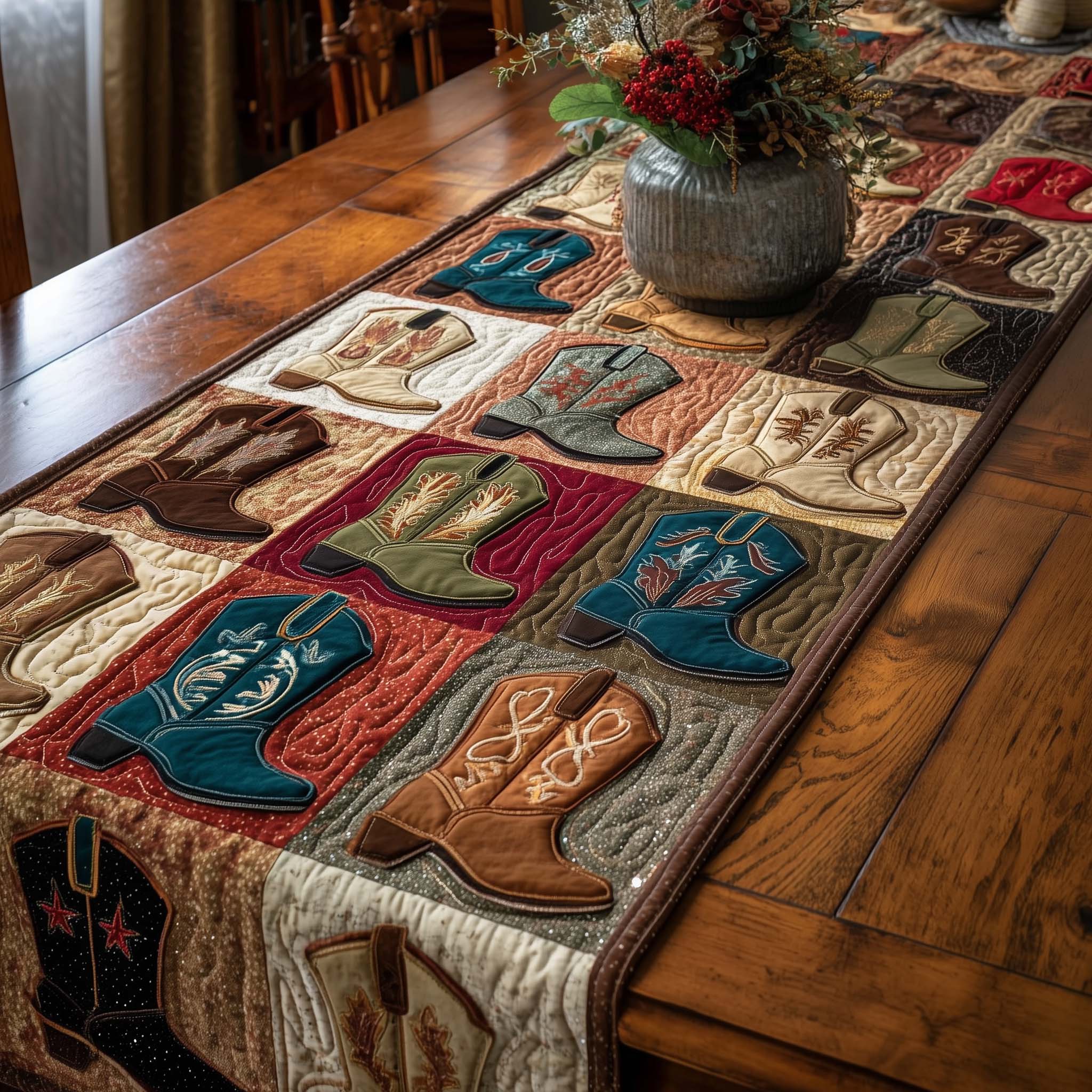 Western Mesa Quilted Table Runner Christmas Dining Table Runner Gifts To Get Your Mother In Law For Christmas