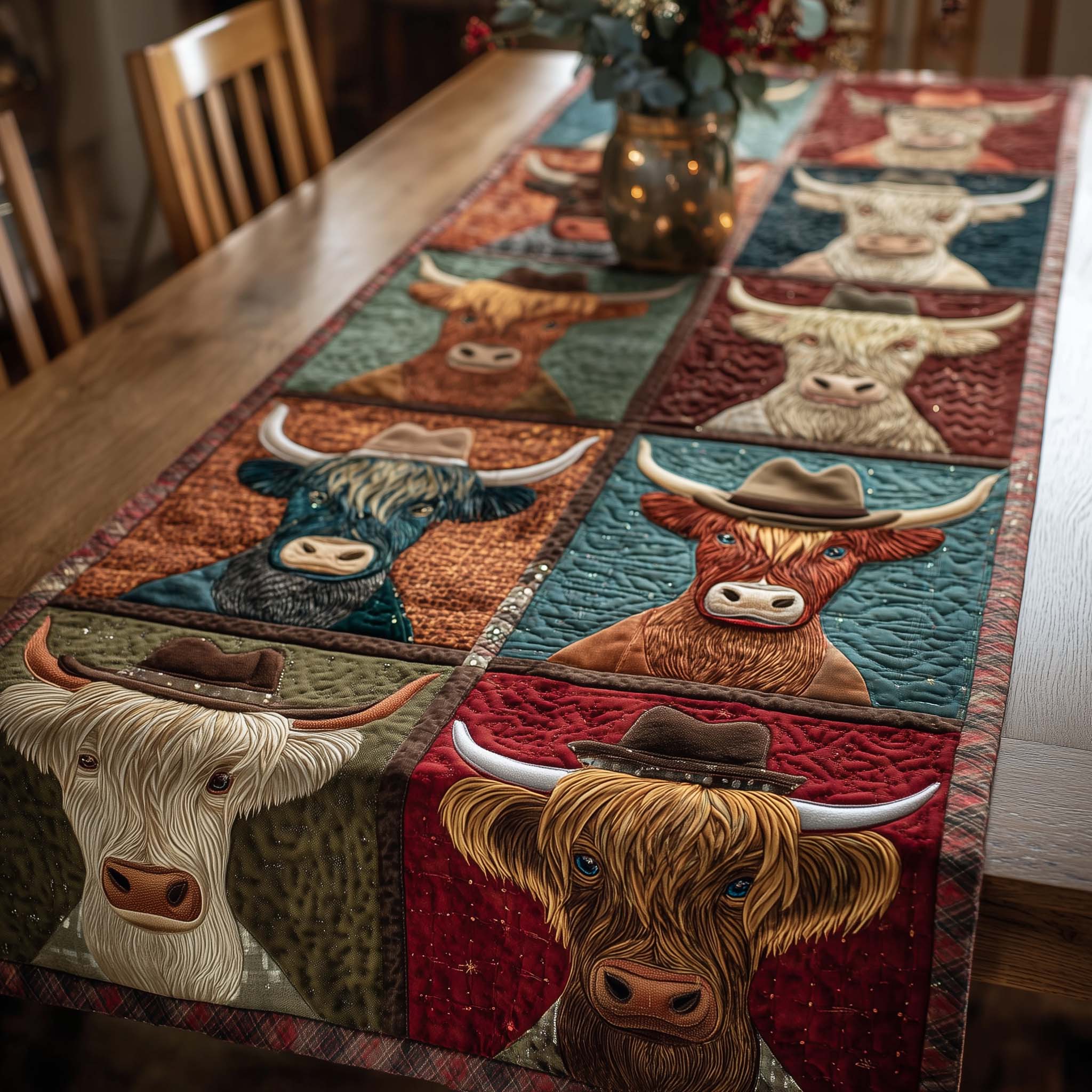 Western Mesa Quilted Table Runner Christmas Holiday Table Runners Gifts For Christmas For Mother In Law