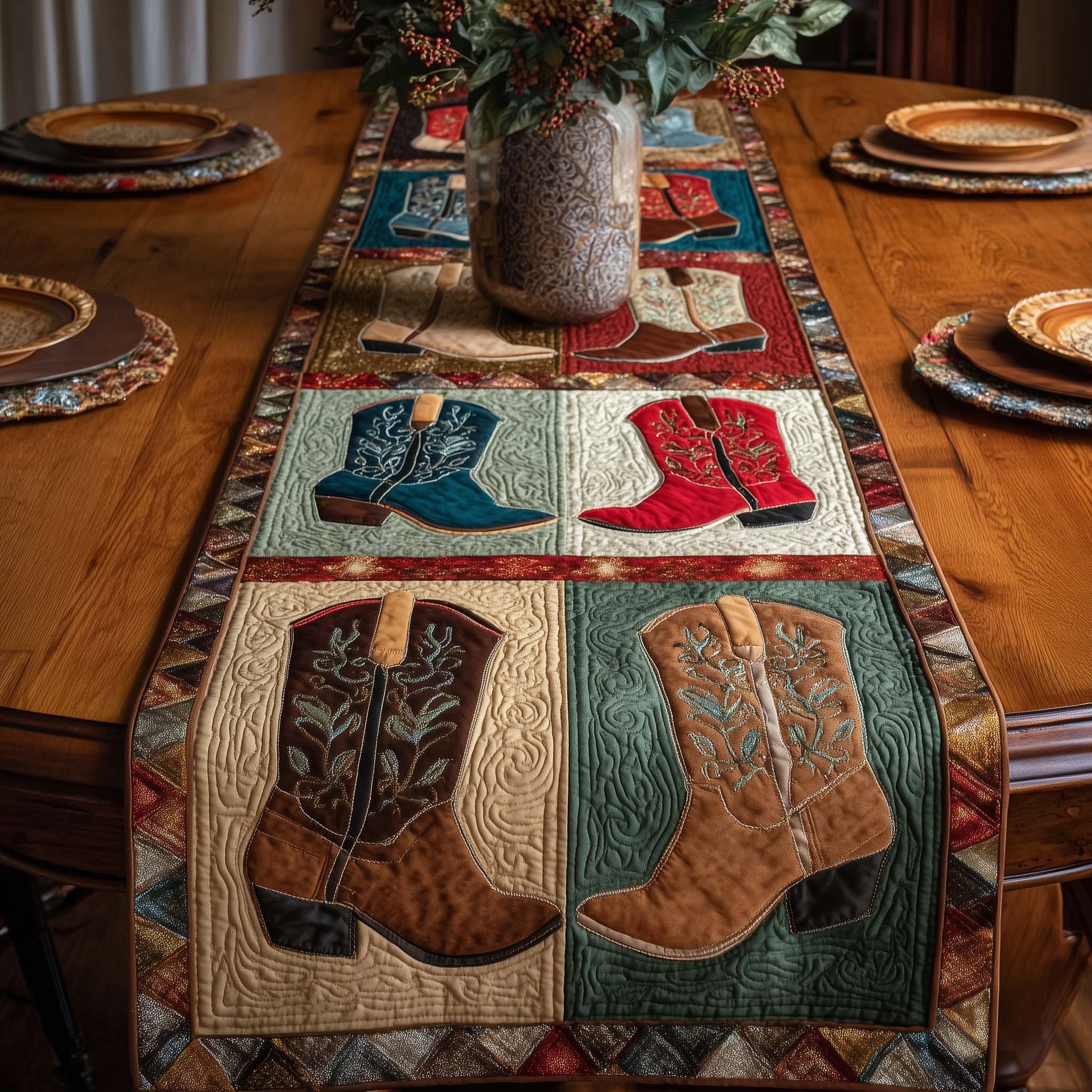 Western Mesa Quilted Table Runner Holiday Themed Table Runners Christmas Presents For Mother In Law