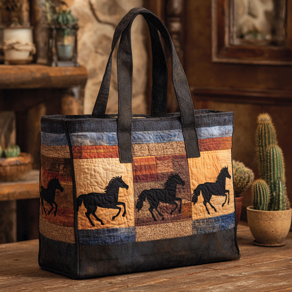 Western Whimsy Quilted Tote Bag Best Tote Handbags Top 10 Mother's Day Gift Ideas