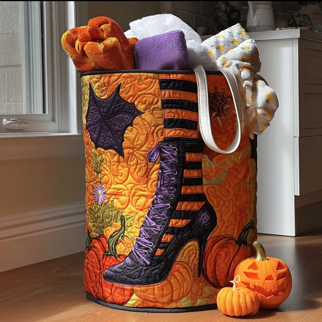 Whispering Cauldron Quilted Laundry Basket Best Laundry Hamper Halloween Birthday Gifts