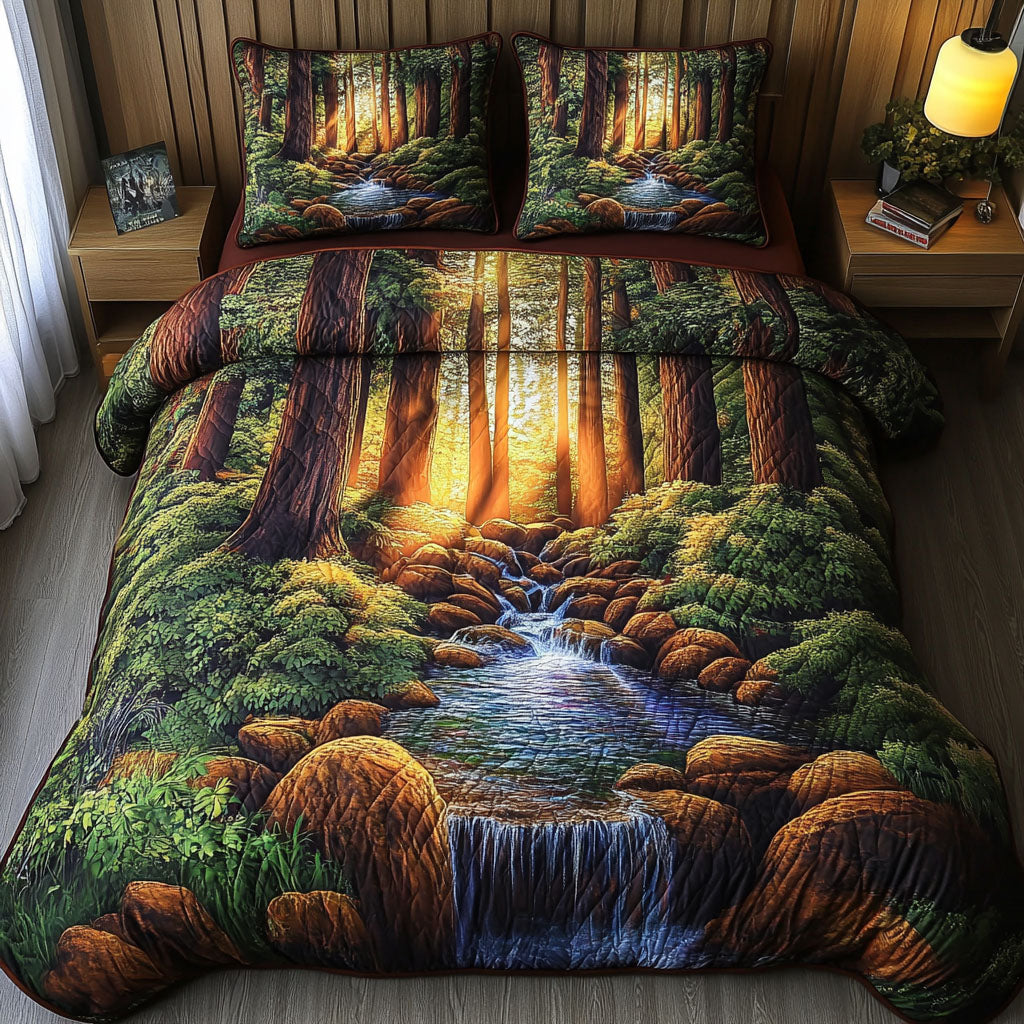 Whispering Waters Quilted Bedding Set Cute Bed Sets For Teens Fathers Day Gift From Daughter