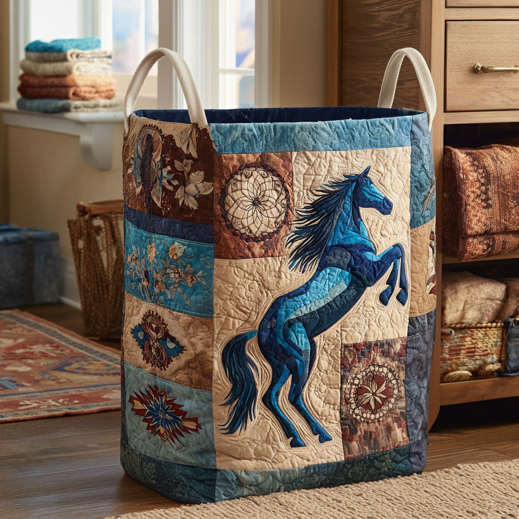 Whispering Westwind Quilted Laundry Basket Biggest Laundry Basket Cowboy Valentine Gifts
