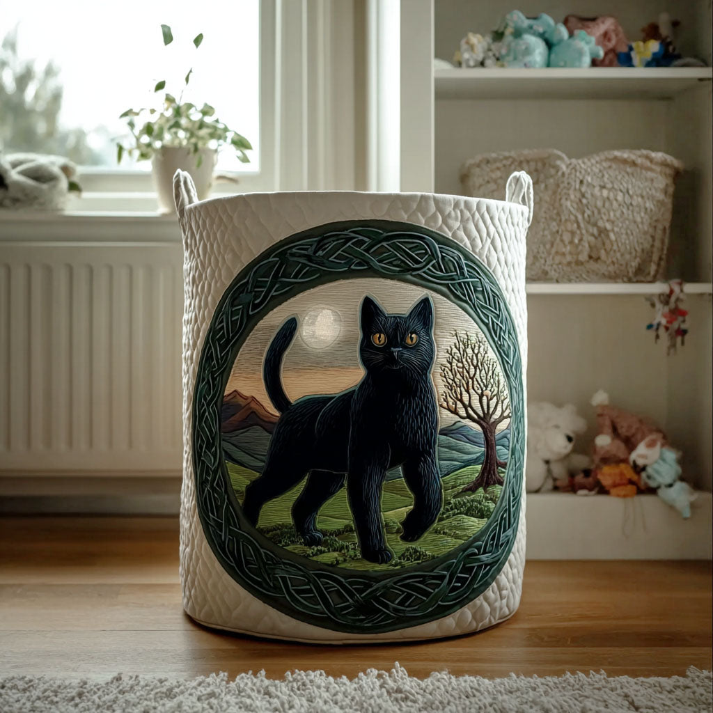 Whisperpaw Quilted Laundry Basket Rustic Laundry Basket Unique Cat Gifts For Cat Lovers