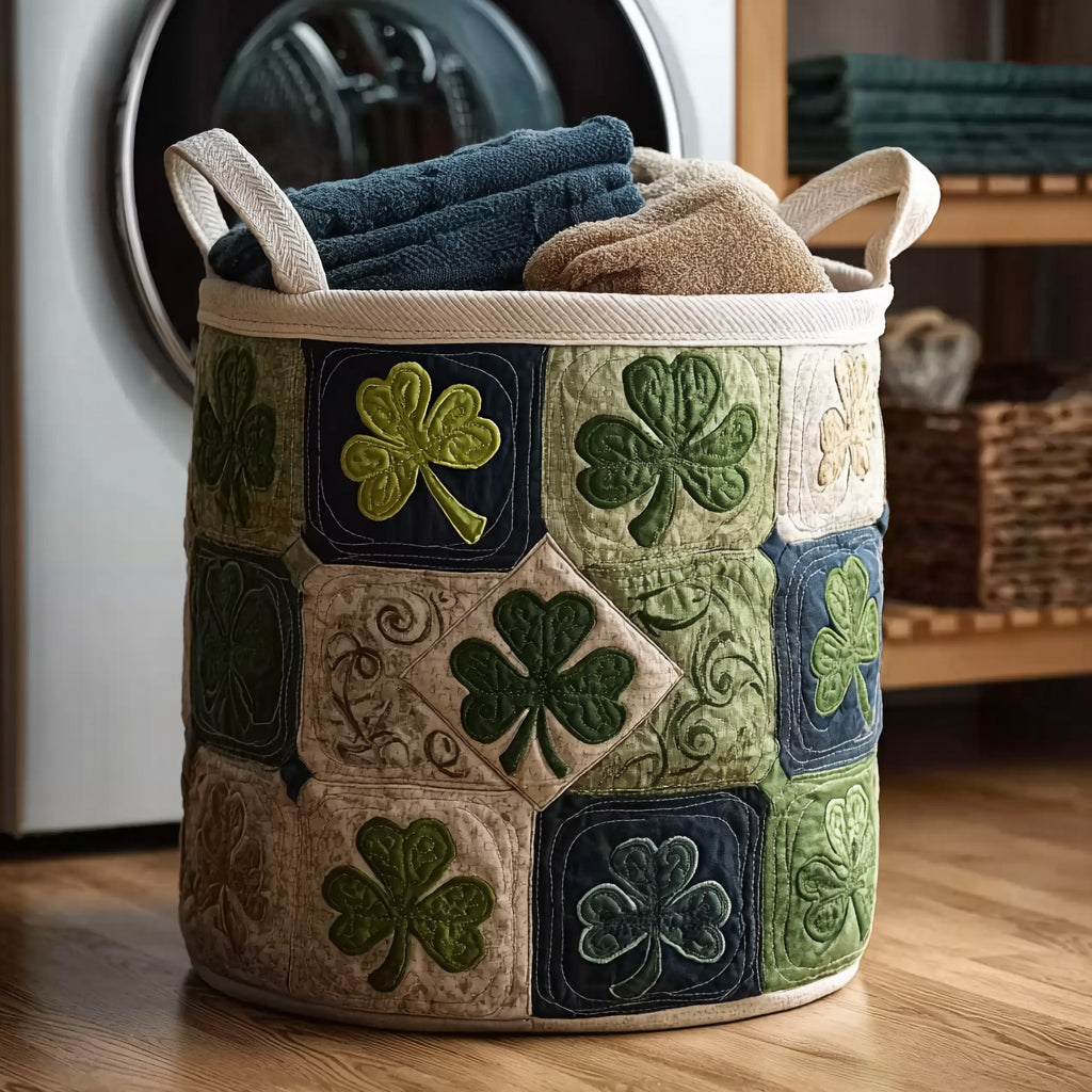 Wild Highland Haven Quilted Laundry Basket Foldable Laundry Hamper Meaningful Irish Gifts