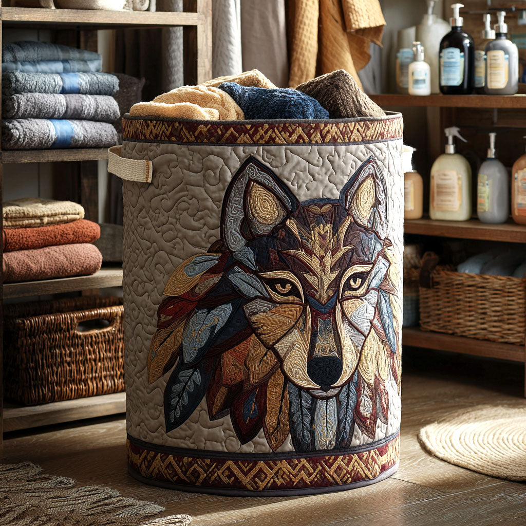 Wild Spirit Quilted Laundry Basket Laundry Decor Ideas Native American Gifts Online
