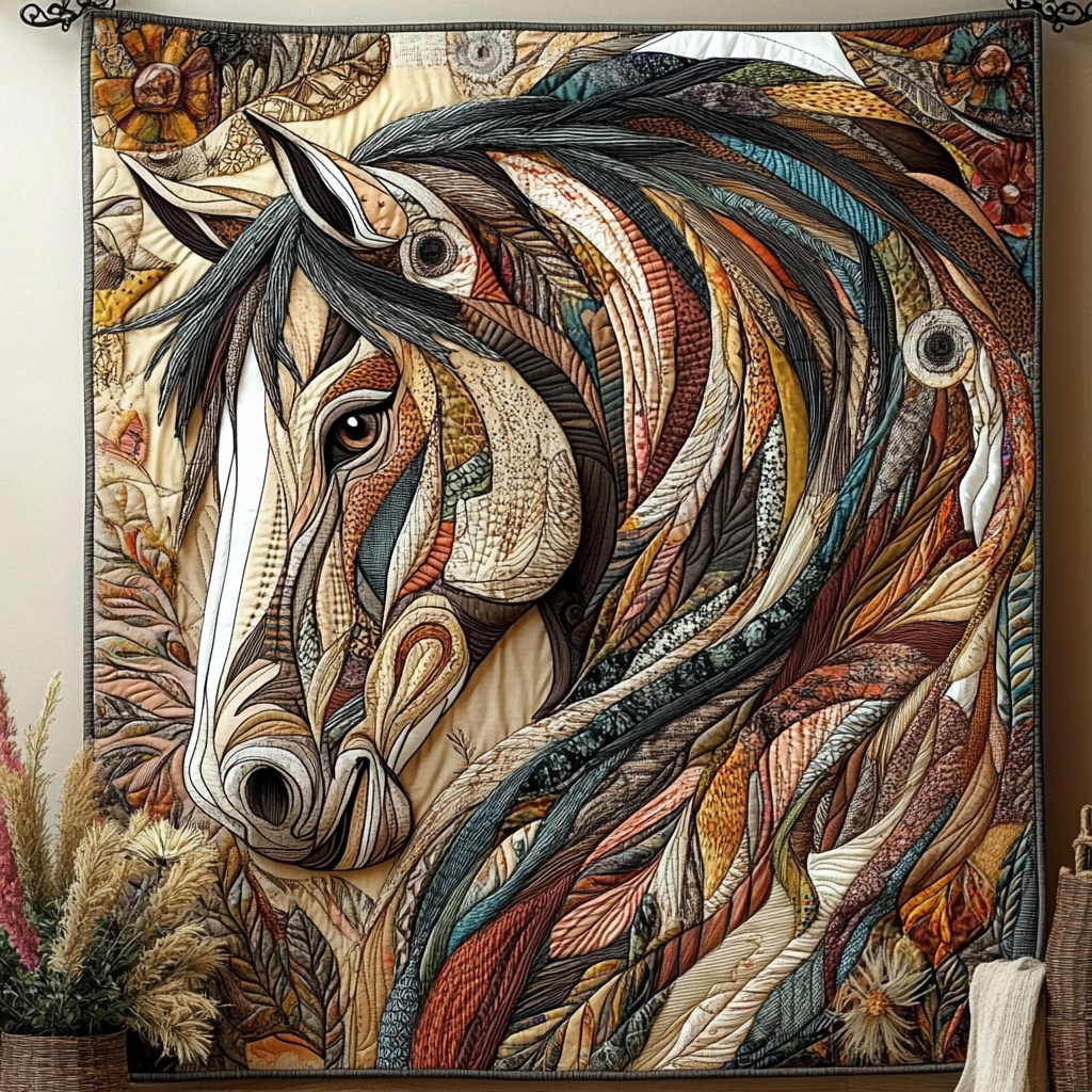 Wild Spirit Ride Quilted Blanket Bed Decor Fathers Day Gifts Special