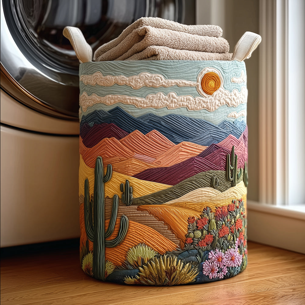 Wildflower Desert Quilted Laundry Basket Home Decor Styles The Best Mother's Day Gifts