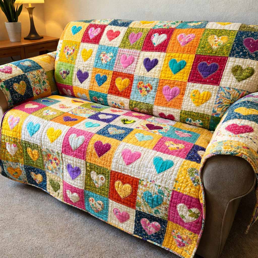 Wildflower Garden Quilted Sofa Cover Awesome Couch Covers Good Couples Gifts