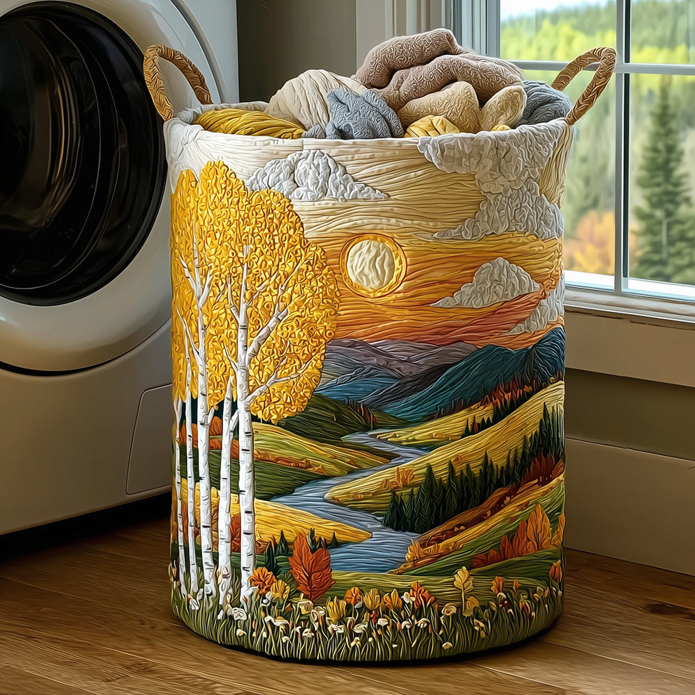 Wildflower Hills Quilted Laundry Basket Clothes Basket Storage Good Presents For Moms