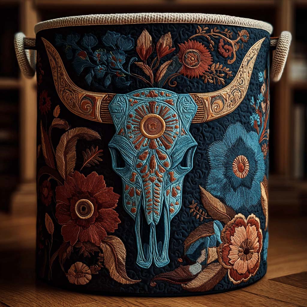 Wildflower Horn Quilted Laundry Basket The Laundry Basket Christmas Gifts For My Wife
