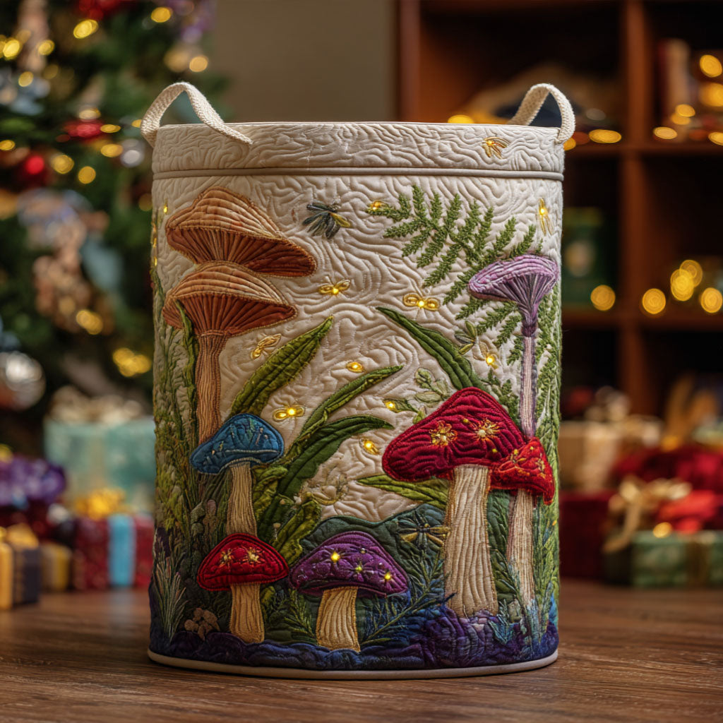 Wildroot Haven Quilted Laundry Basket Unique Hampers New Housewarming Gifts