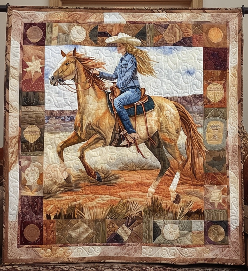 Wind Dancer Mustang Quilted Blanket Quilt Comforter Sets Native American Gifts Online