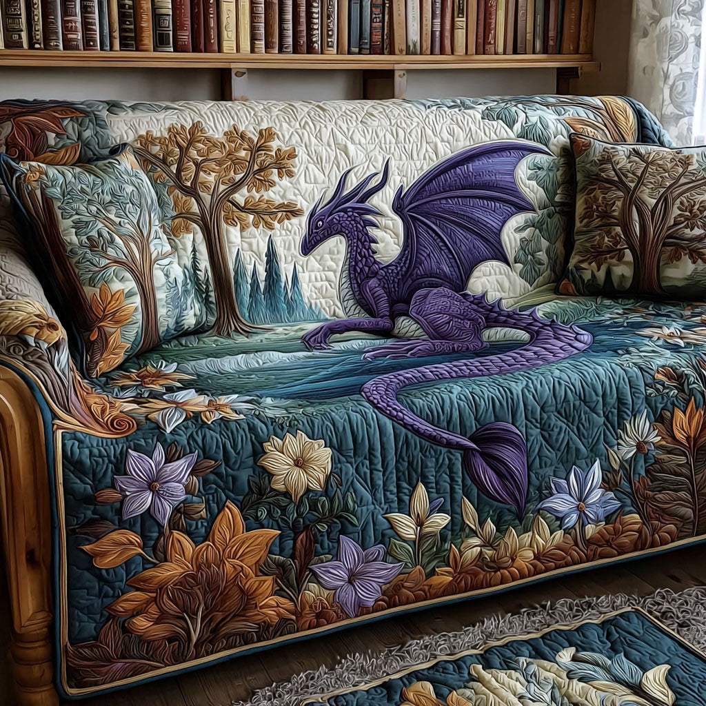 Wings of Legend Quilted Sofa Cover Couch And Sofa Covers Novelty Book Themed Gifts
