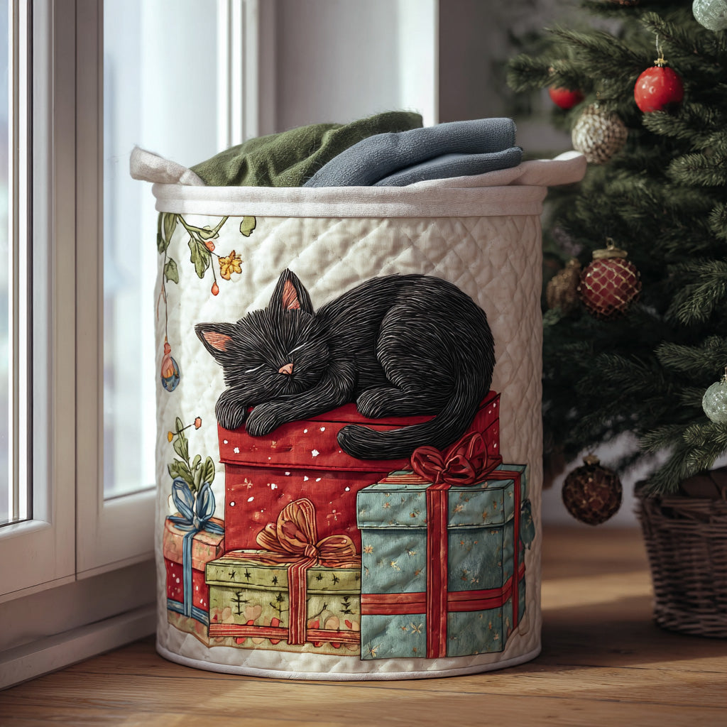 Winter Dreams Quilted Laundry Basket Clothes Basket Christmas Present Ideas