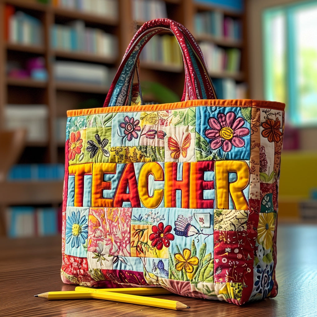 Wisdom Bloom Quilted Tote Bag The Perfect Everyday Tote Bag Gift For Daughter In Law On Mother'S Day