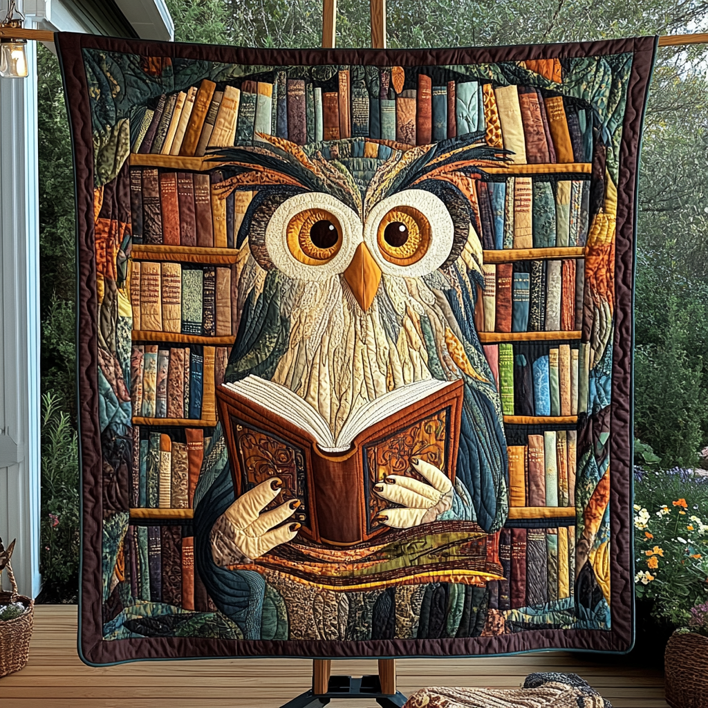 Wisdom in the Pages Quilted Blanket Best Bedding Sets Great Book Lover Gifts