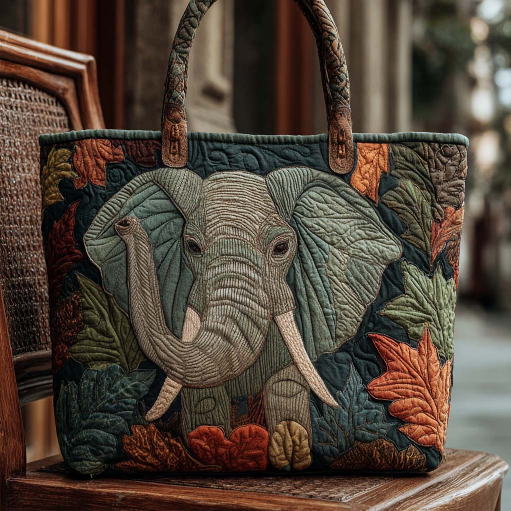 Wisdom of the Wild Quilted Tote Bag Handbags Best Moms Day Gifts