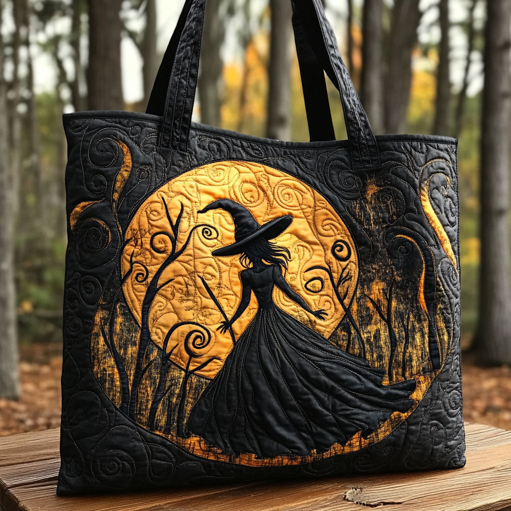 Witching Hour Magic Quilted Tote Bag Most Popular Shoulder Bags Gift Ideas For Moms Birthday