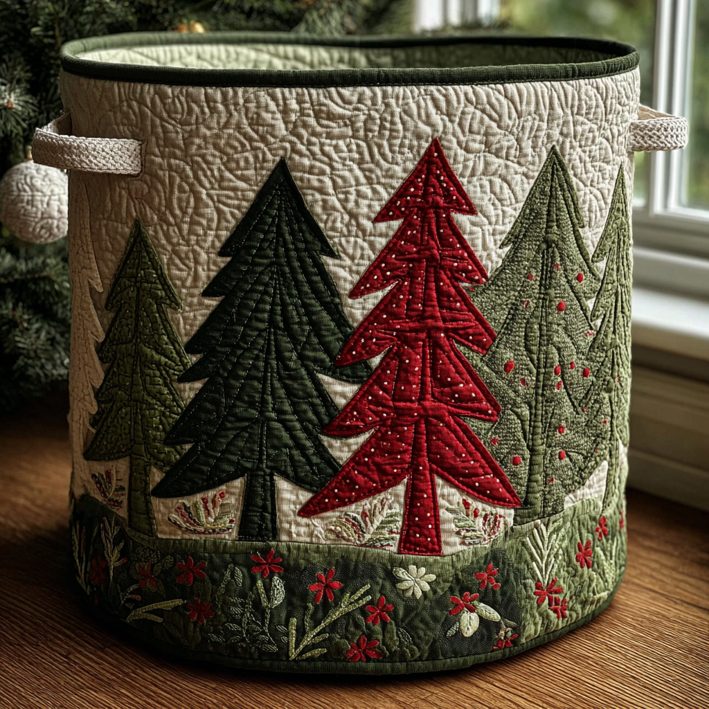 Woodland Glow Quilted Laundry Basket Best Looking Laundry Hampers Christmas Presents For Your Daughter