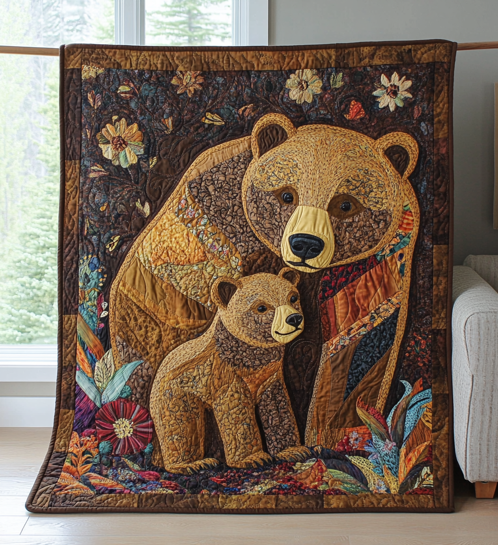 Woodland Wanderer Quilted Blanket Cozy Bedroom Ideas Stepdad Gifts For Father's Day