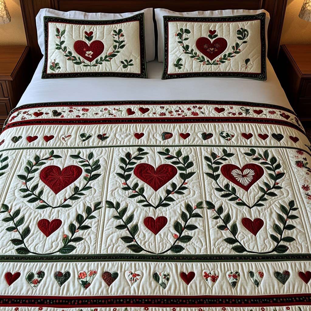 Wreath Charm Quilted Bedding Set Best Sheets Ever Fathers Day Delivery Gifts