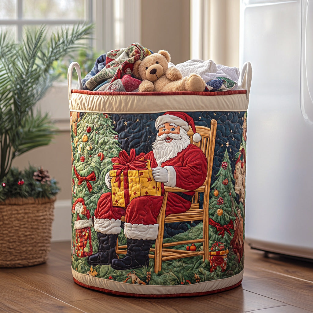 Yuletide Charm Quilted Laundry Basket Unique Laundry Hamper Ideas Unique Cardinal Gifts