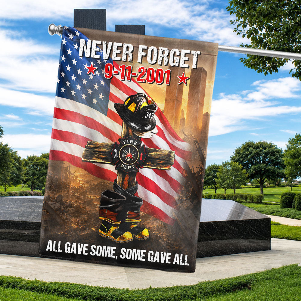 911 All Gave Some Never Forget Flag USA Patriotic Memorial Gifts For Loved Ones