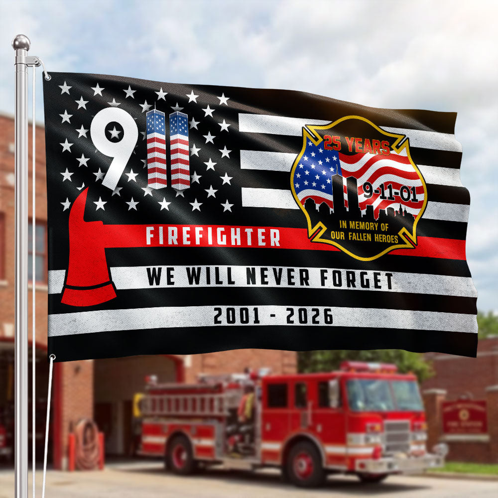 9.11 Firefighter h Anniversary Grommet 9.11 Remembrance Gifts For Family