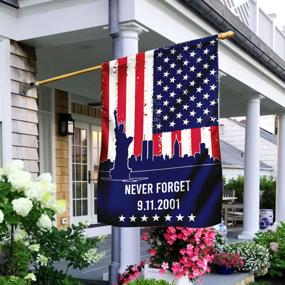 911 Flag Never Forget 911 American U.S.A Flag Patriot Day Special Gifts For Family Members