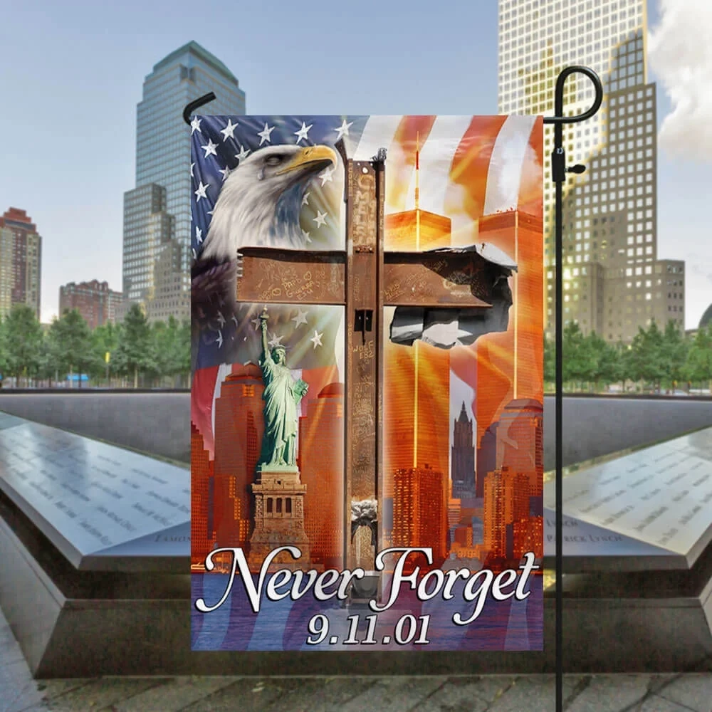 911 Flag Never Forget September 11 American Eagle Memorial Flag 911 Memorial Flag
