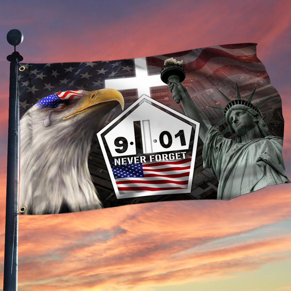 911 Grommet Flag The Pentagon Never Forget Flag Remembrance Gifts For Family