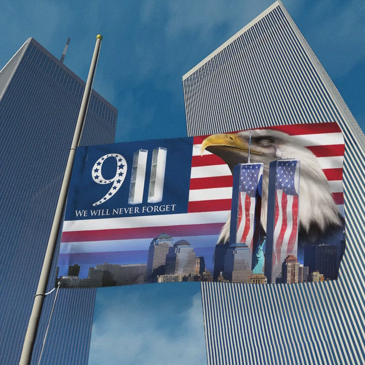 911 Grommet Flag We Will Never Forget Flag Independence Gifts For Loved Ones