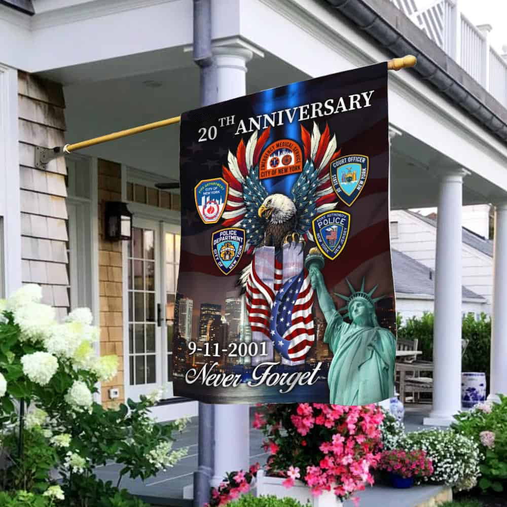 9.11 Memorial Fallen Heroes Flag Honoring The Heroes 9.11 Memorial Gift